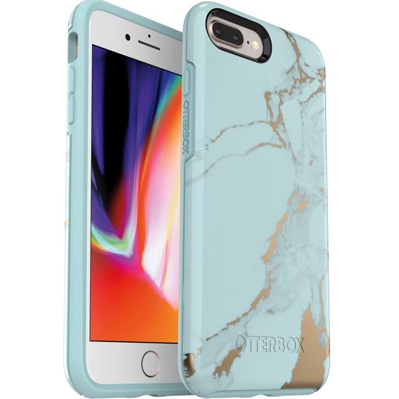 OtterBox Accessories - iPhone 7/8 PLUS Blue & Gold Marble Case❤️